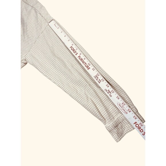 Hollister Women’s Oversized Shirt Jacket Brown Cream Check XL Shacket Flannel - Picture 5 of 10